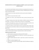 RESUMEN EJECUTIVO DE LA LECTURA “EL DESAFIO DE LA TENSION: La presión de quedar atrapado en la mitad de la escalera.