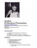 CV arabia el bouhmi fernandez