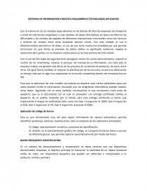 SISTEMAS DE INFORMACION LOGISTICA INALAMBRICA (TECNOLOGIAS APLICADAS). Página 1