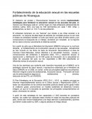 Educacion sexual en Nicaragua