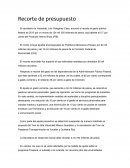 Recorte de presupuesto mexico2015