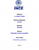 Metodología de estudio y aprendizaje