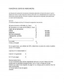 FIJACIÓN DE COSTO DE MERCANCÍAS