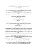 Dialogo para obra fin de siglo