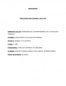 PROBLEMÁTICAS CONTEMPORÁNEAS DE LA EDUCACIÓN PRIMARIA II