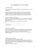 Acto conmemorativo “Dia del profesor”