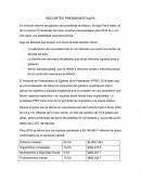 Recortes presupuestales 2016