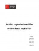 Análisis capítulo de realidad sociocultural capítulo 14