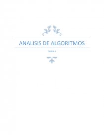 Análisis de algoritmos. Página 1