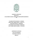INFORME DE LABORATORIO PRÁCTICA N°1 TITULACIONES DE ÁCIDOS Y BASES (SOLUCIONES AMORTIGUADORES DE PH)