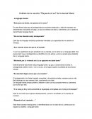 Análisis de una canción