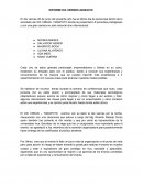 Informe de congreso
