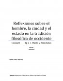 Reflexiones sobre el hombre, la ciudad y el estado en la tradición filosófica de occidente