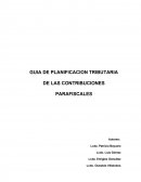 GUIA DE PLANIFICACION TRIBUTARIA DE LAS CONTRIBUCIONES PARAFISCALES