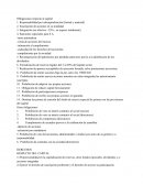 Obligaciones respecto al capital