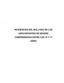 El acoso escolar, o bullying