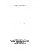 INFORME DE LABORATORIO N°1 PREPARACIÓN Y ESTANDARIZACIÓN DE SOLUCIONES DE NaOH Y HCl