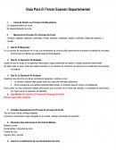 Guía Para El Tercer Examen Departamental