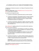 LA FLAGRANCIA (ARTICULO 301 CODIGO DE PROCEDIMIENTO PENAL)