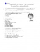 Evaluación 4°Libro: Papelucho Historiador