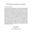 Proceso de negociacion