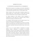 EL ESTUDIO DE LOS ADOLESCENTES Y SU DESARROLLO
