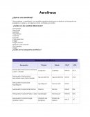 Aerolineas. Aeropuertos de México