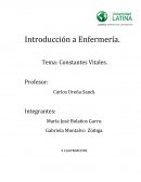Introducción a Enfermería. Tema: Constantes Vitales