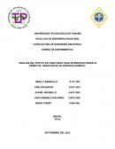 Diseño cuadrado latino en minitab