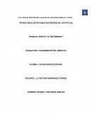 ENSAYO “EL MATRIMONIO”