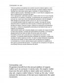 Composta: su uso