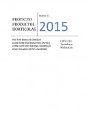 Productos horticolas