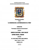 La sociedad de la informacion en el Peru