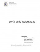 Informe Teoria de la relatividad
