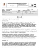 Ensayo -. El viaje a casa