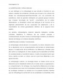 Relación de la antropología con otras ciencias