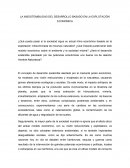 Ensayo sobre la insostenibilidad del desarrollo basado en el consumismo de los recursos