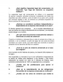 Actividad derecho Capacidad legal del comerciante