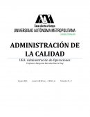 Administración de la calidad. Calidad del bien y/o servicio