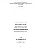 Actividad de aprendizaje Procesar la información de acuerdo con las necesidades de la organización