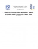 Programa de Salud de la Escuela Primaria General Vicente Guerrero