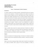 Ensayo - Transformando la Cadena de Suministro