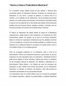 Hacia un Nuevo Federalismo Mexicano