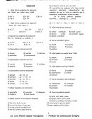 LENGUAJE exámen (sin resolver)