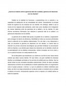 Cuál es la relación entre la gerencia total de la calidad y gerencia de relaciones con los clientes?