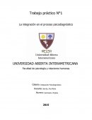 La integración en el proceso psicodiagnóstico