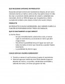 NECESIDADES , COMO CREAR ALGO NUEVO