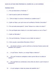 LA VOZ DORMIDA. Página 1