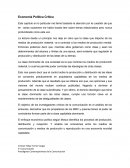 Economía política Crítica