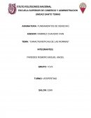 Caracteristicas de las normas